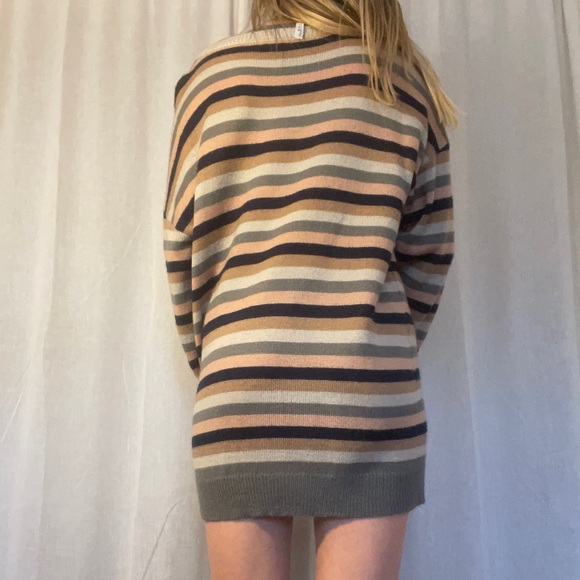 Striped Sweater Dress - Picture 6 of 8